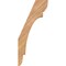 Ekena Millwork 3 1/2"W x 10"D x 22"H Olympic Smooth Knee Brace, Western Red Cedar BRC04X10X22OLY00SWR - alternate 2